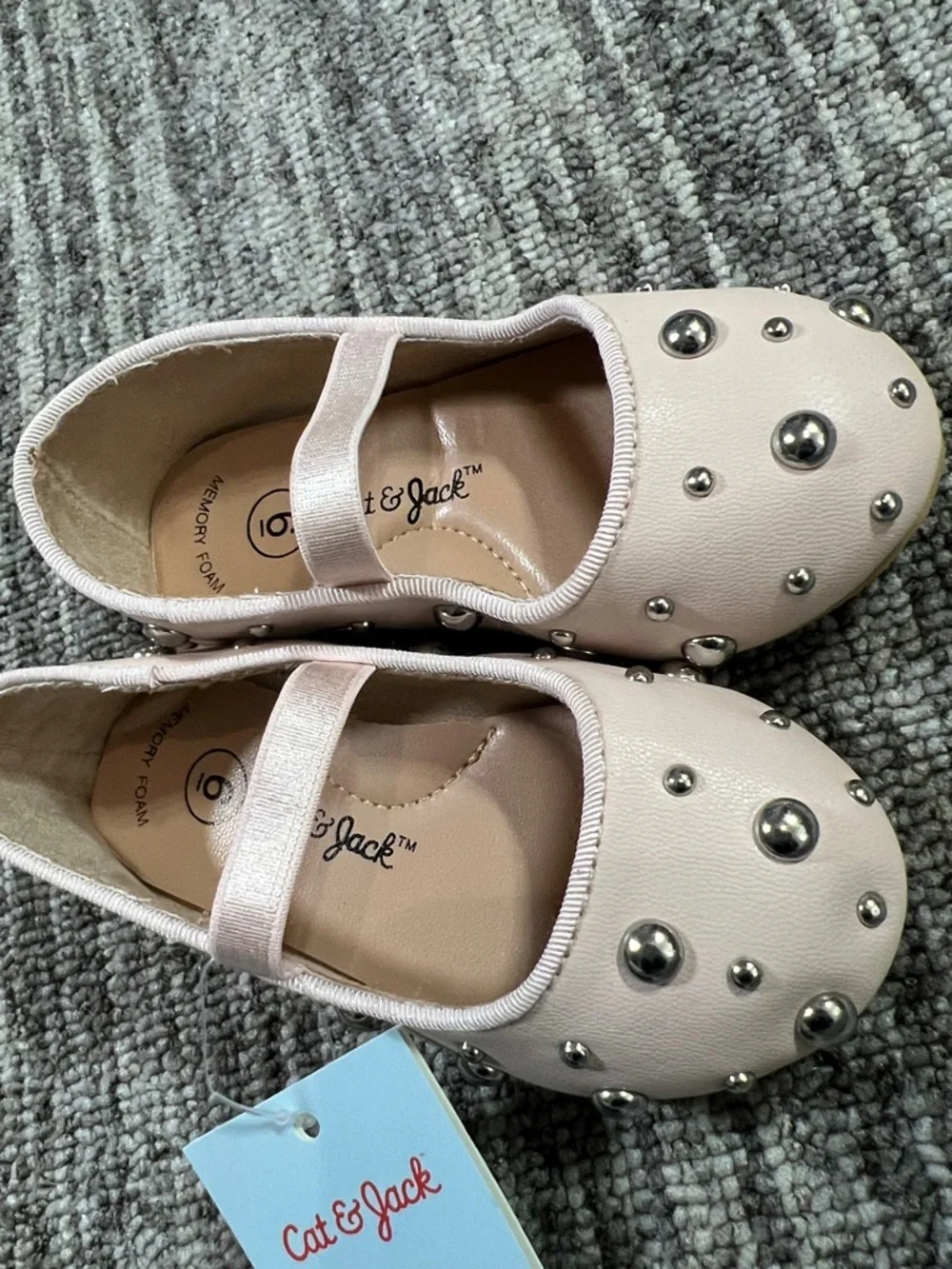 Cat & Jack Girl's - Heather Ballet Flats Toddler  Size 6